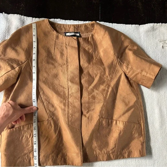 HACHE Tan Utility Jacket Casual Style - Picture 11 of 11